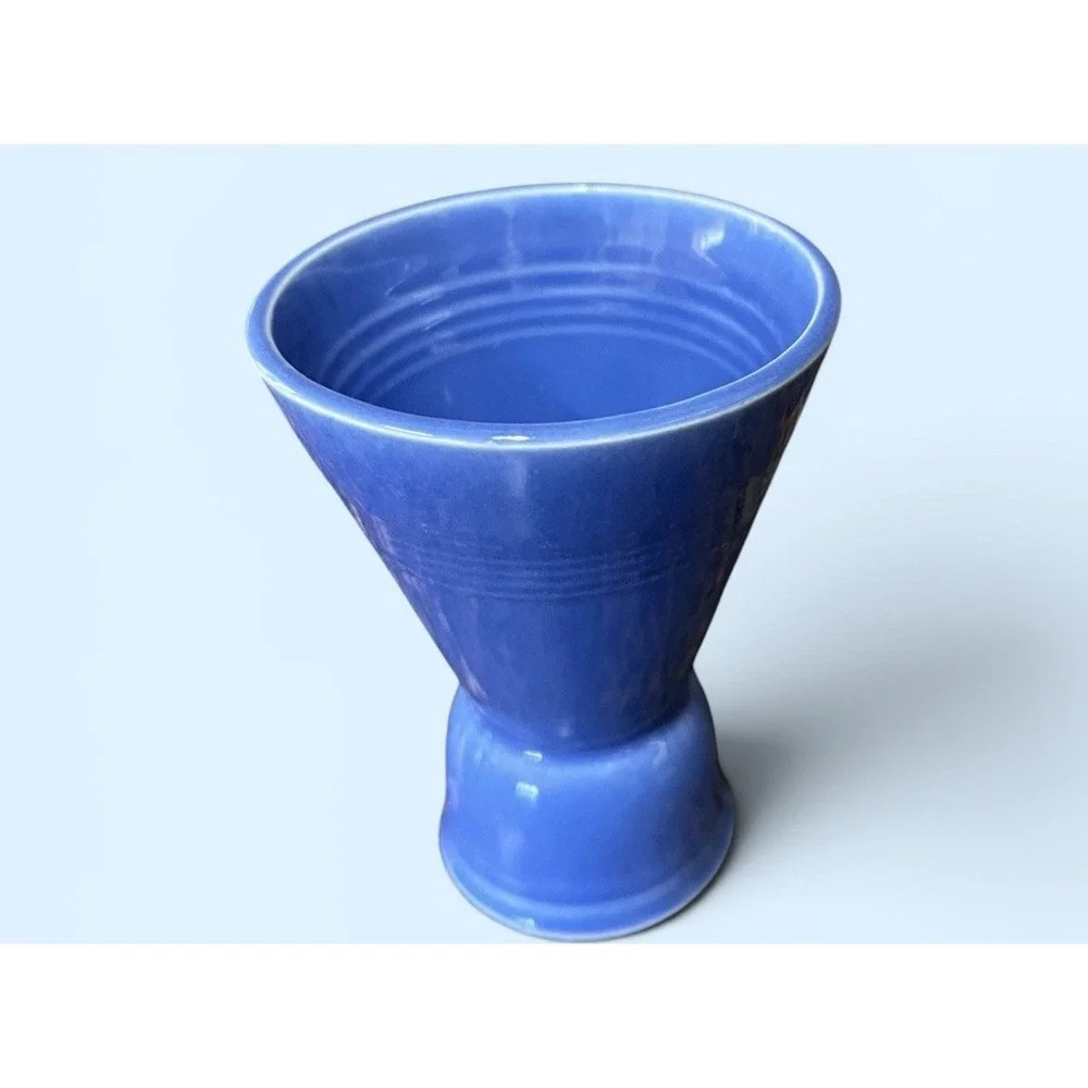Homer Laughlin Harlequin Mauve Blue Egg Cup Vintage Art Deco USA Fiesta Era